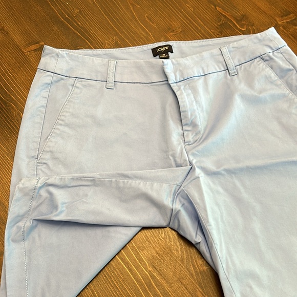 J.Crew Factory 9" Frankie bermuda chino short blue AL569 Size 8. NWOT - Picture 3 of 13